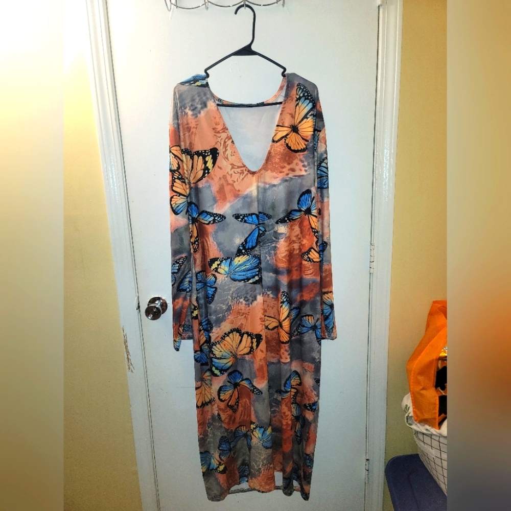 Long sleeve maxi dress